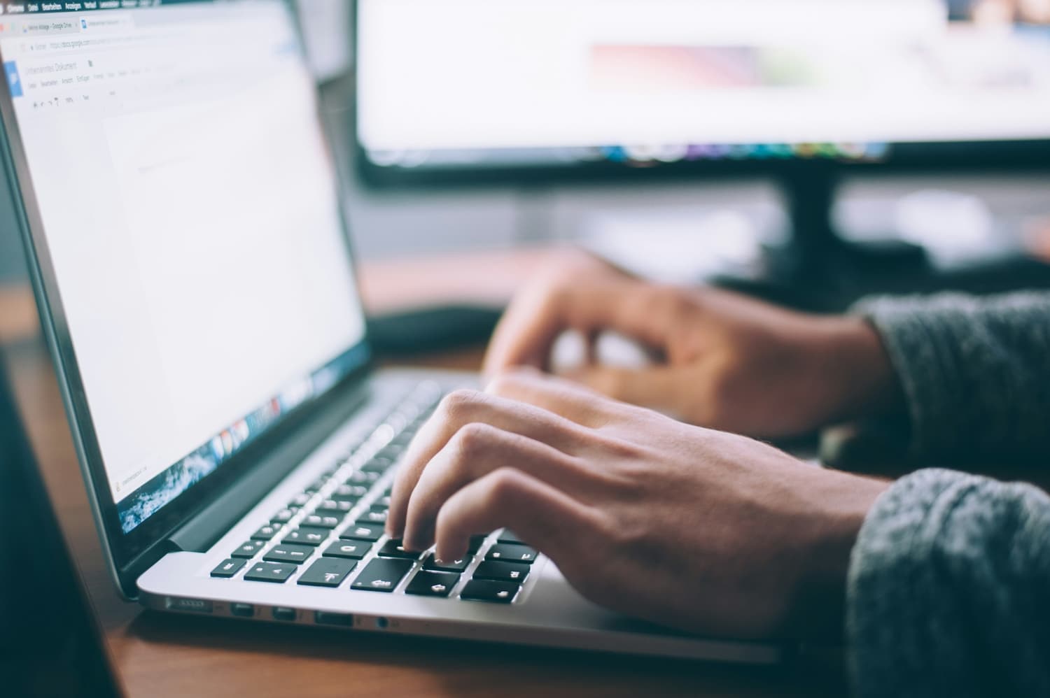 Laptop for email intake